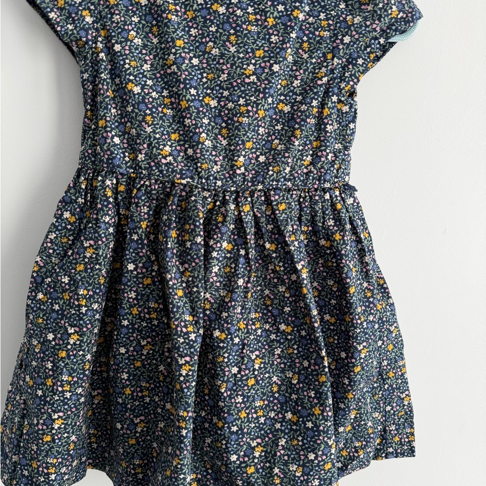 Ralph Lauren Kids Floral Dress - Navy and Yellow